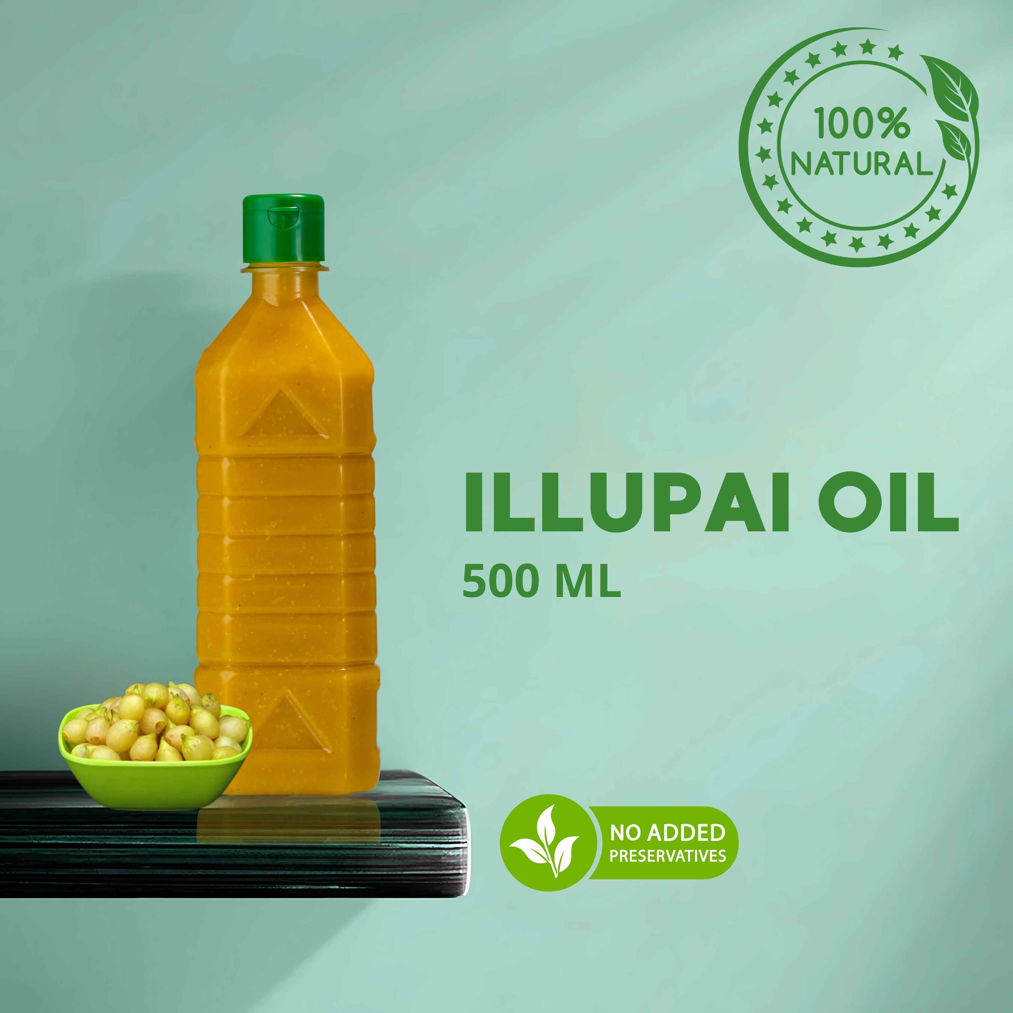 Mahua Oil 1/2 Lit (இலுப்பை எண்ணெய்)