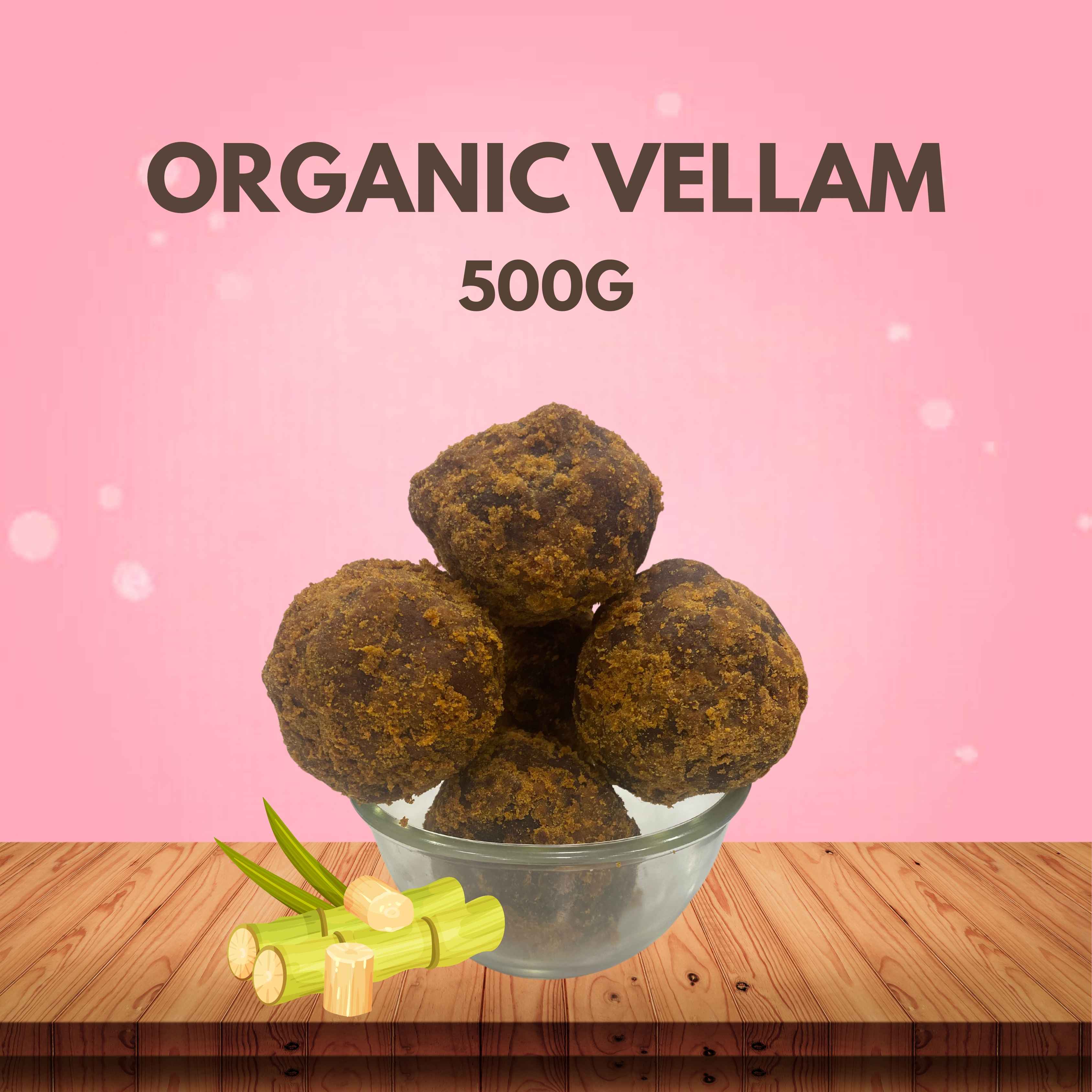 Organic Country Jaggery 1/2 Kg